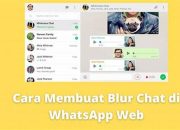 Cara Blur Chat WhatsApp