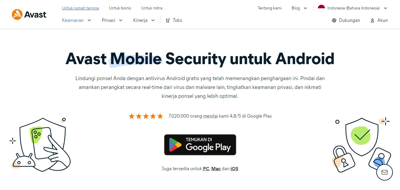 Trik Mengamankan Data Penting menggunakan Avast Mobile Security