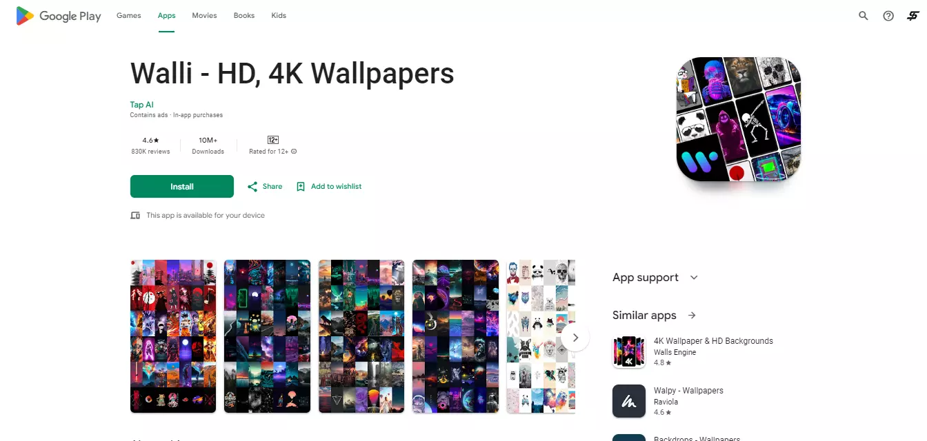 Walli Download Aplikasi Tema Walpaper untuk Menghias Ponsel Anda