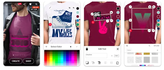 T-shirt design - Yayprint aplikasi desain baju kaos