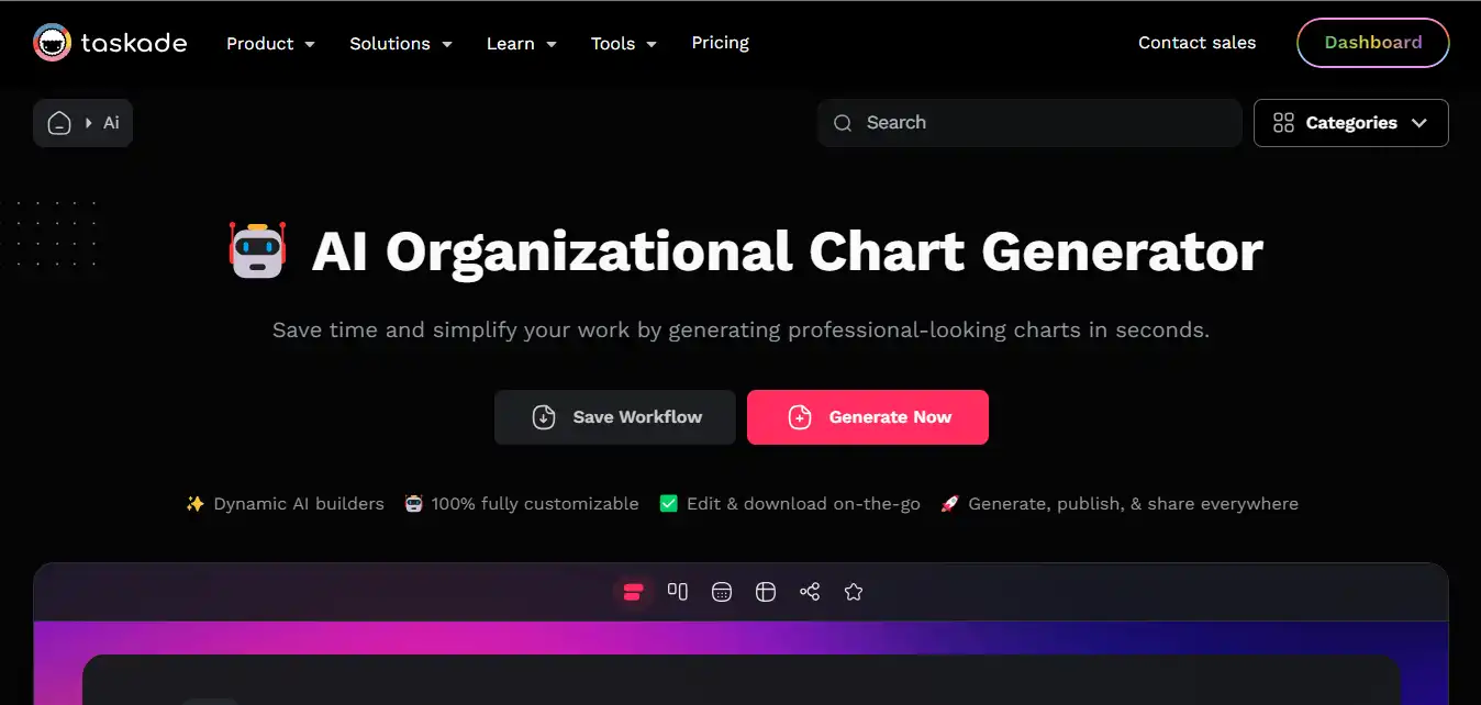AI Organizational Chart Generator