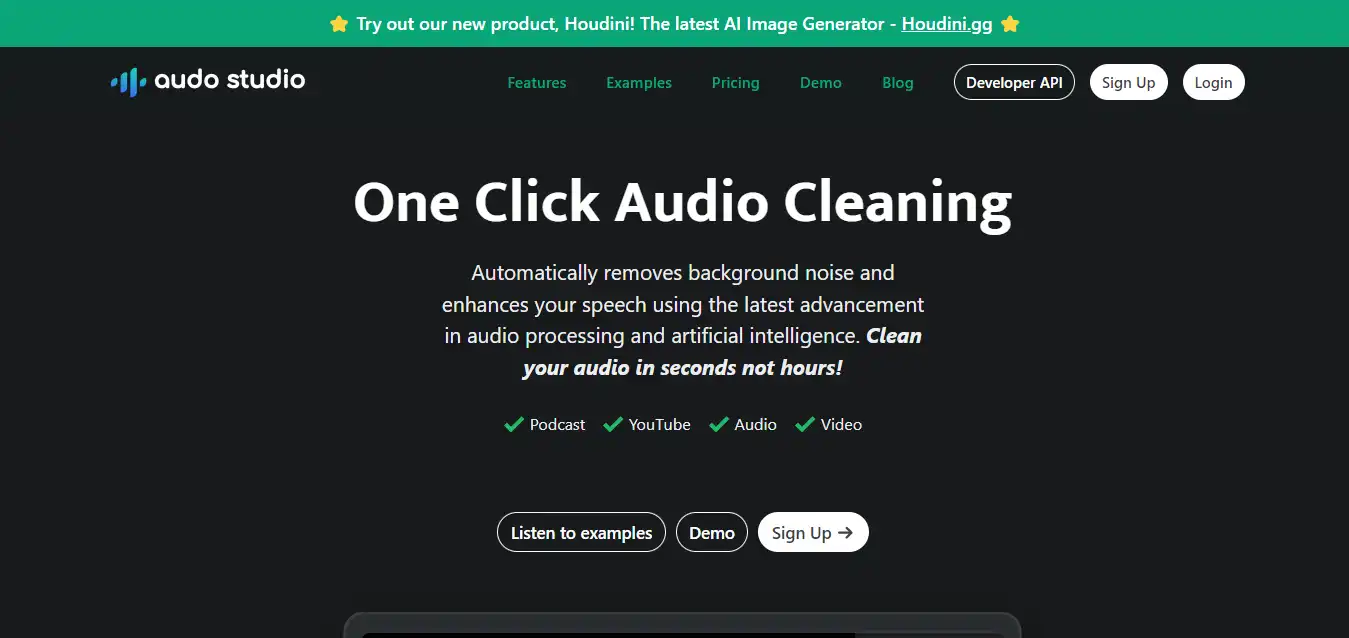 Audo Studio | One Click Audio Cleaning