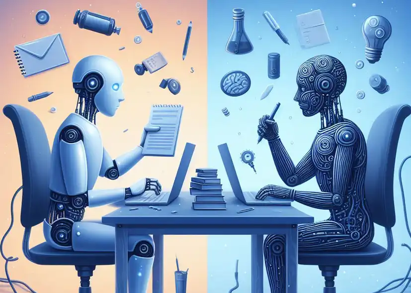 AI Pembuat Karya Tulis Otomatis vs Penulis Manusia: Siapa yang Lebih Unggul dan Mengapa?