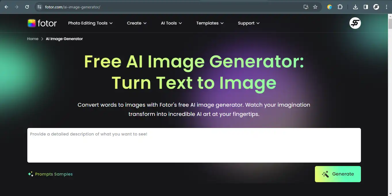 AI Image Generator By Fotor