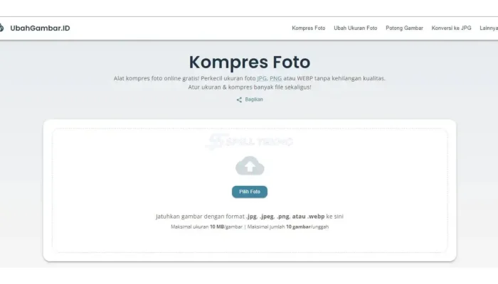 Kompres Foto Gratis & Cepat: UbahGambar.id