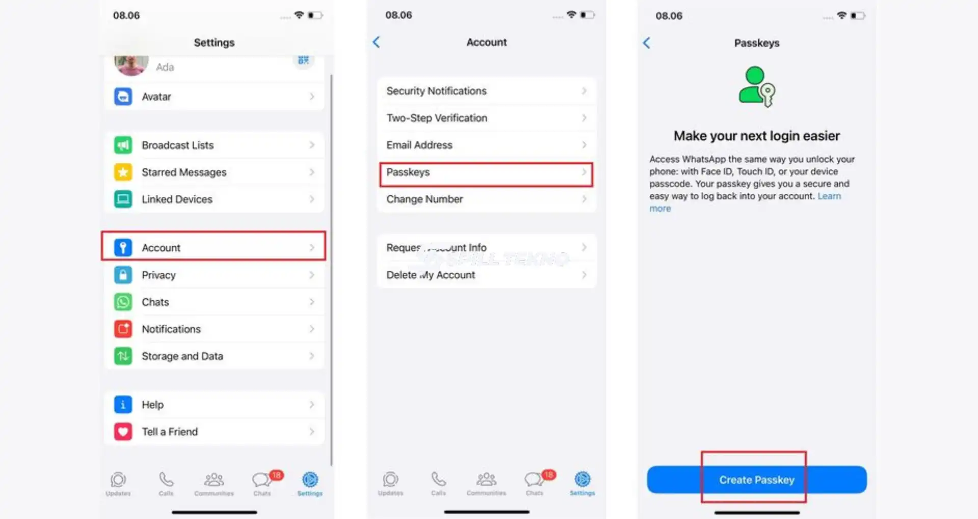 Fitur Passkey Cara Baru Login WhatsApp Tanpa Kode Verifikasi