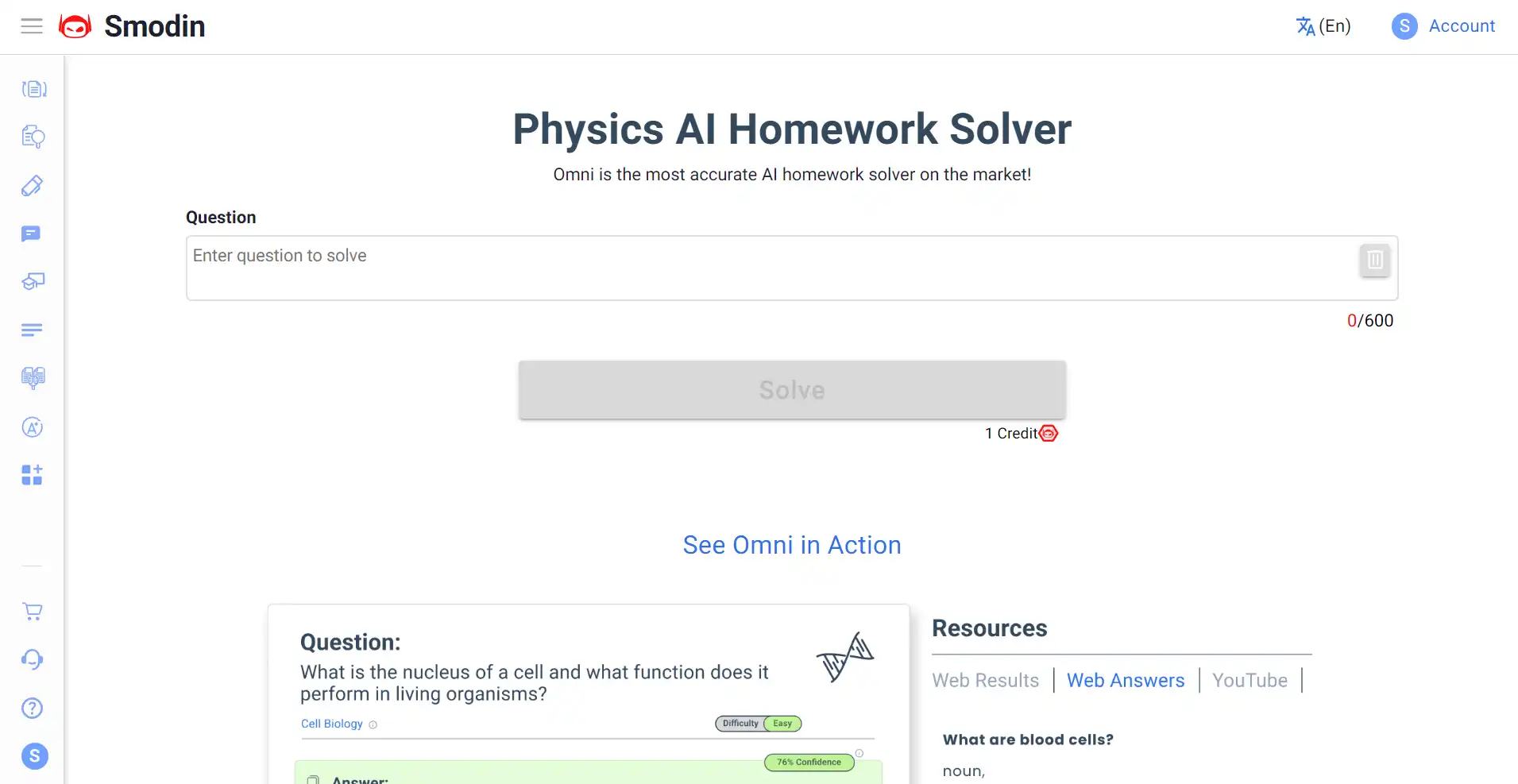 Smodin Physics AI Homework Solver - AI untuk mengerjakan tugas fisika