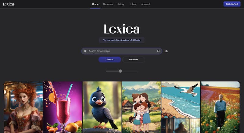 4. Lexica Art (untuk thumbnail blog)