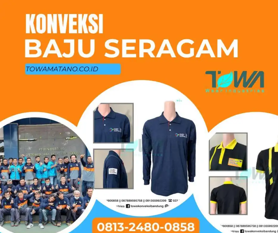 Konveksi Baju Seragam Berkualitas untuk Seluruh Indonesia