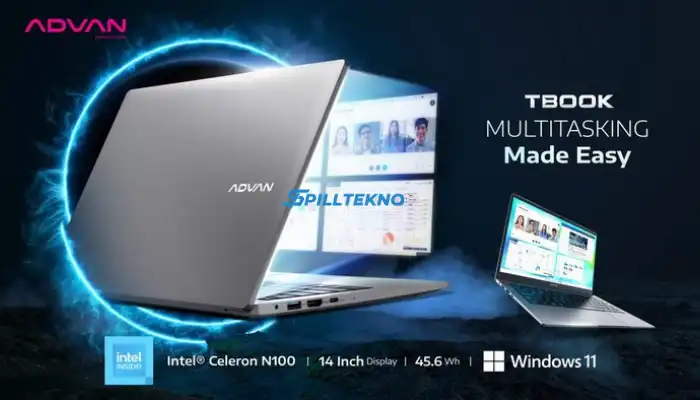 Advan Launches New TBook Laptop for Just 2 Million IDR