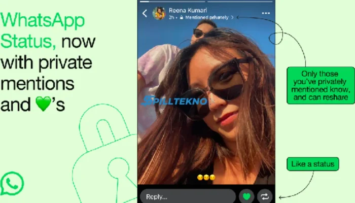 Fitur Terbaru WhatsApp: Like dan Mention di Status