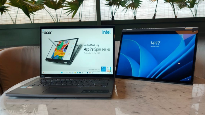 Laptop Convertible Acer Aspire Spin 14 Perangkat Mainstream Andal dengan Prosesor Intel Generasi ke-1