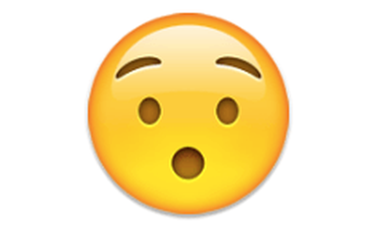 Emoji Wajah Terkejut