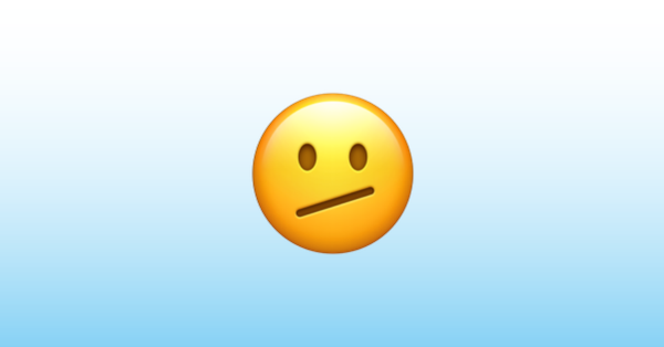 Emoji Wajah dengan Mulut Miring