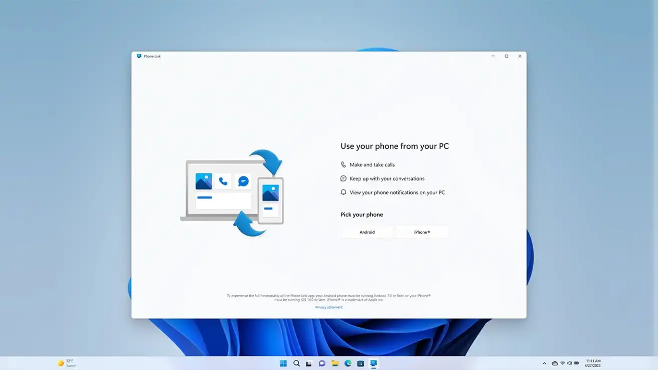 Tak Perlu Lagi Repot, iPhone Langsung Terintegrasi di Menu Start Windows 11