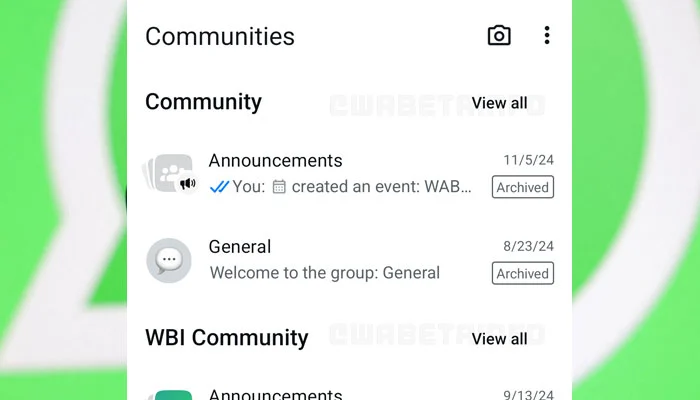 WhatsApp akan menghadirkan tab AI yang menggantikan tab komunitas