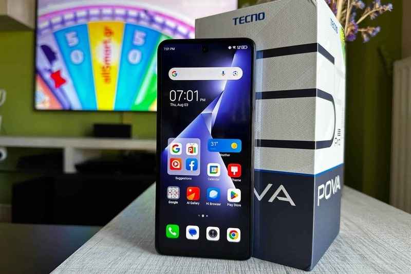 5. Tecno Pova 5 Neo – Baterai Raksasa 6.000 mAh!