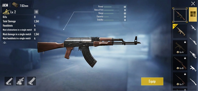 AKM – Damage Besar untuk Duel Cepat