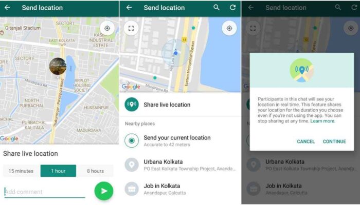 Cara Share Live Location di WhatsApp dengan Mudah dan Aman