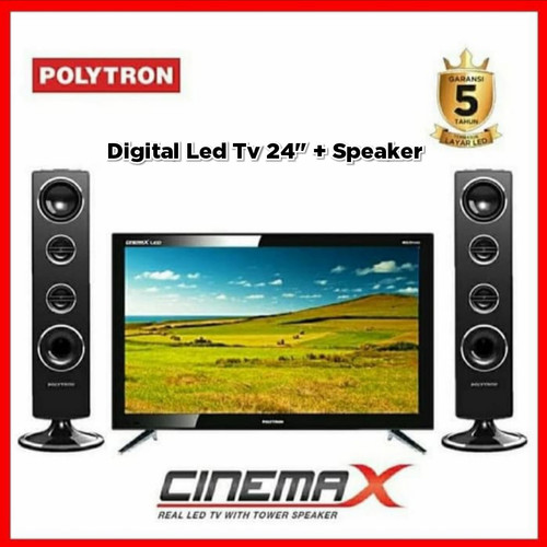Polytron PLD 24T851 – TV Digital dengan Audio Jernih