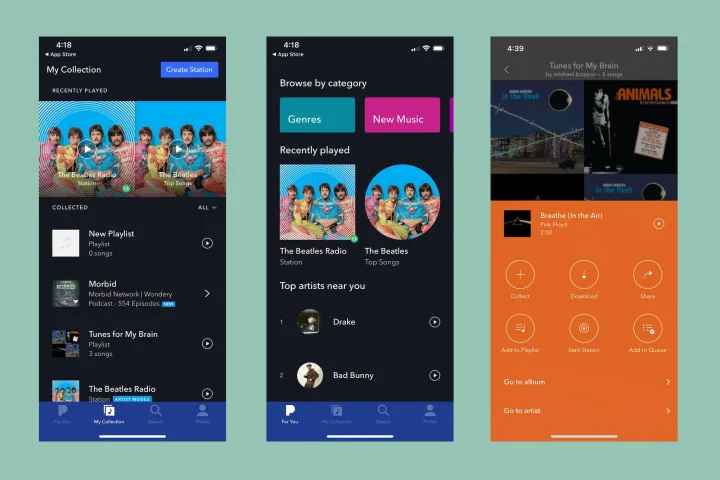 Pandora – Streaming Musik dengan Radio Online