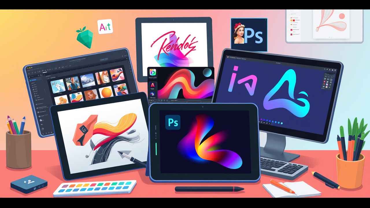 10 Aplikasi untuk Menggambar Desain yang Wajib Ada di Gadgetmu!