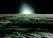 Foto Spektakuler Matahari Terbenam di Bulan Terekam Wahana Blue Ghost