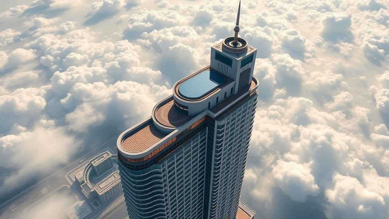 Hotel Tertinggi di Dunia, Pemandangan dari Langit yang Tak Tertandingi
