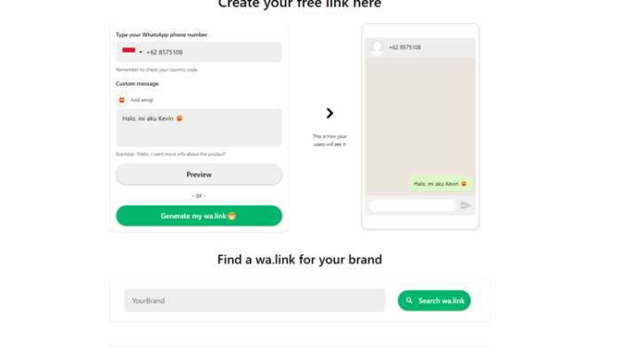 Trik Bikin Link WhatsApp Langsung ke Chat Tanpa Simpan Nomor