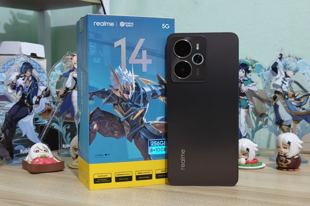 Membuka Kotak Kemasan Realme 14 5G, Dihiasi Karakter "Honor of Kings"