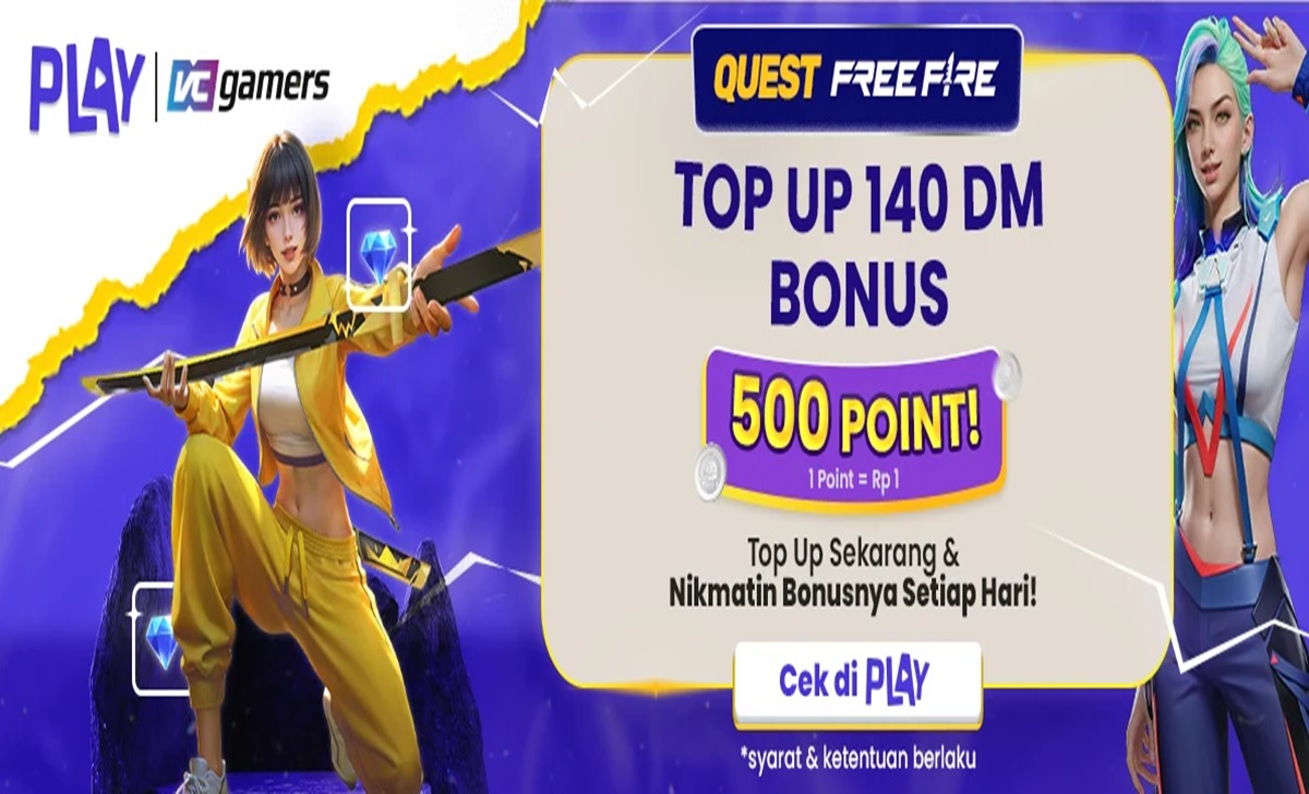OB39 Free Fire Resmi Rilis! Top Up, Bonus 500 Point Menanti!