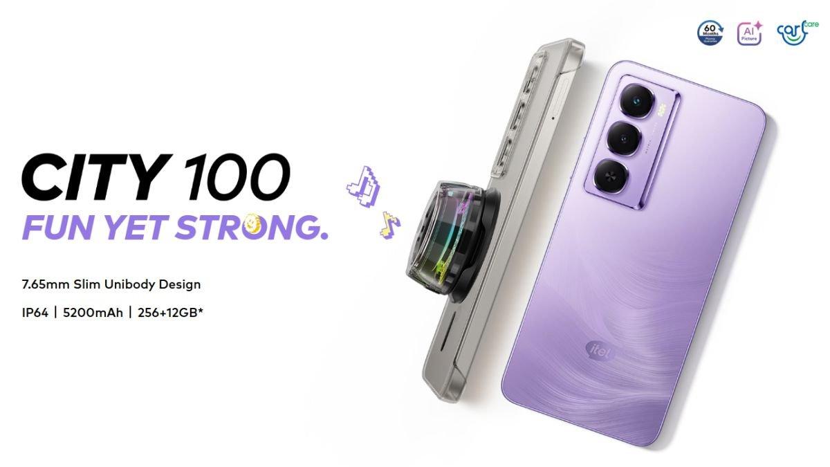 Review itel CITY 100, HP Tipis, Tangguh dan Elegan dengan Layar Luas 90 Hz Harga Rp 1 Jutaan