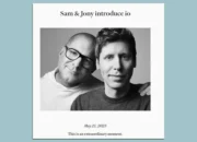 OpenAI Akuisisi Startup AI Jony Ive Rp106,3 T, Garap Hardware