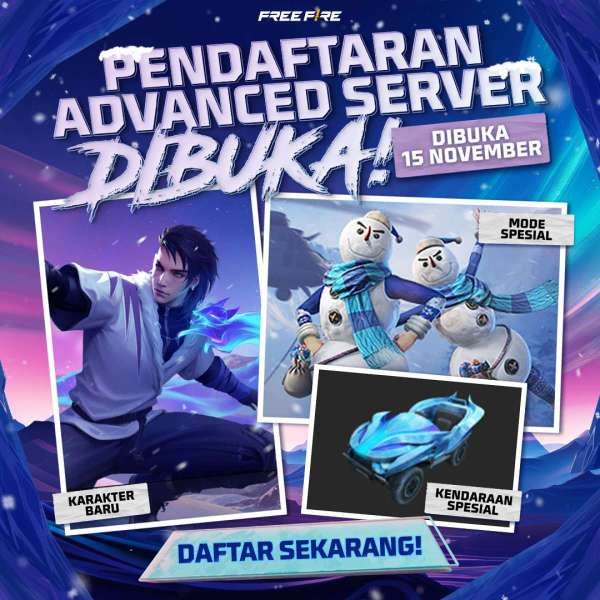 FF Advance Server OB50, Kapan Dibuka? Penjelasan, Link Resmi, dan Cara Daftar
