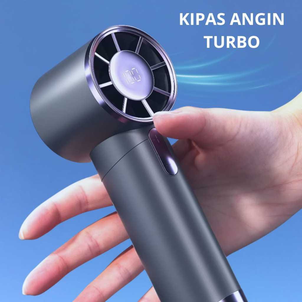 Promo Cecefancy GS-02 Kipas Angin Turbo Portable Handheld Rechargeable Mini Fan High Speed 10000RPM