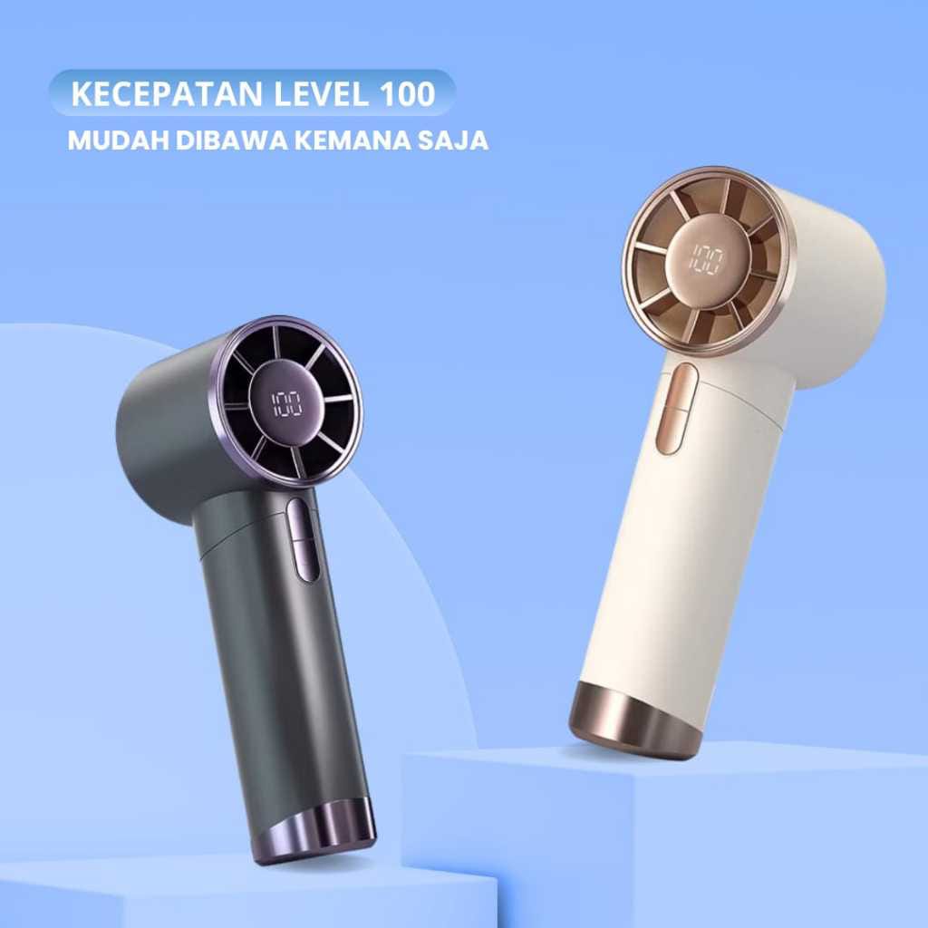 Promo Cecefancy GS-02 Kipas Angin Turbo Portable Handheld Rechargeable Mini Fan High Speed 10000RPM