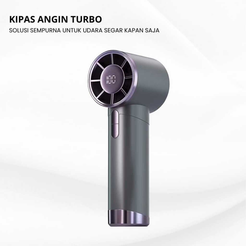 Promo Cecefancy GS-02 Kipas Angin Turbo Portable Handheld Rechargeable Mini Fan High Speed 10000RPM