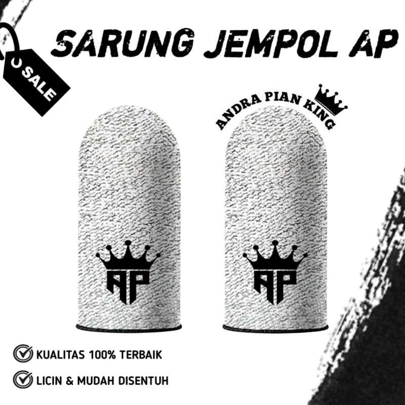 Sarung Jempol Gaming AP King | Accessories Finger Sleeve Mobile Legend & Free Fire By Andra ST