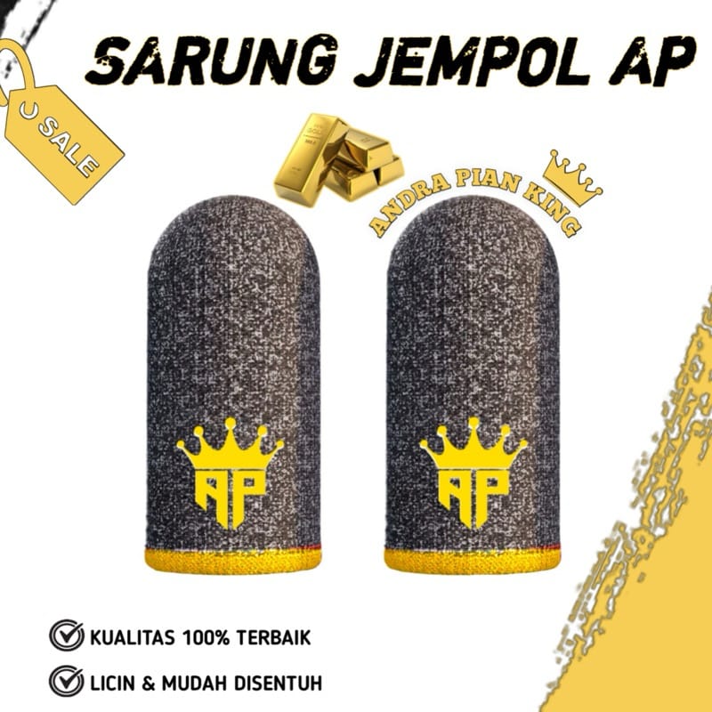 Sarung Jempol Gaming AP King | Accessories Finger Sleeve Mobile Legend & Free Fire By Andra ST