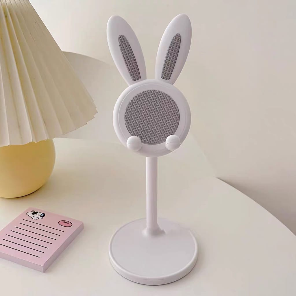 Stand Holder Phone Kelinci Cute Folding Dekstop Universal Portable