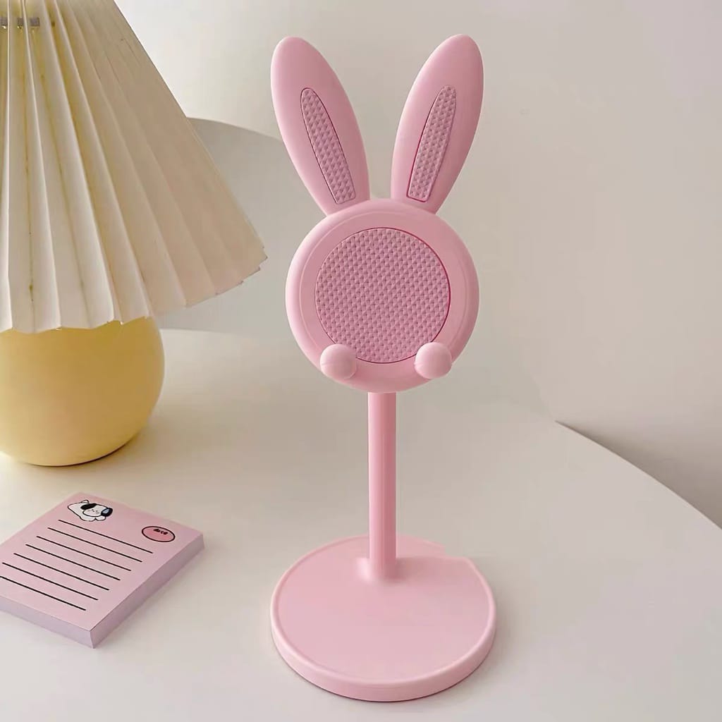 Stand Holder Phone Kelinci Cute Folding Dekstop Universal Portable