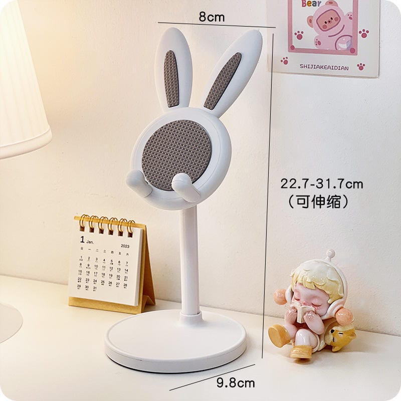 Stand Holder Phone Kelinci Cute Folding Dekstop Universal Portable