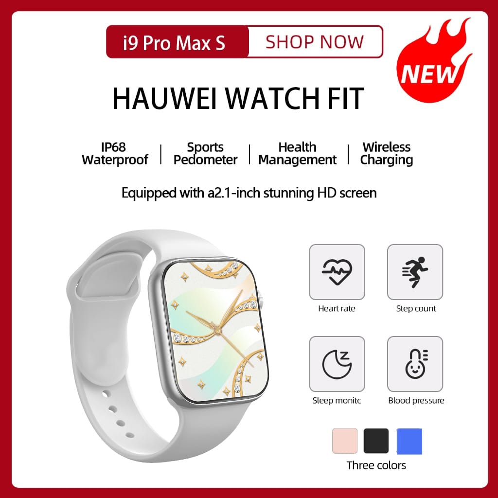 SmartWatch i9 PRO MAX S Original Smartwatch 2.3 “HD Full Touch Screen Wireless Charge Bluetooth Call Samsung Jam Tangan Pria Wanita