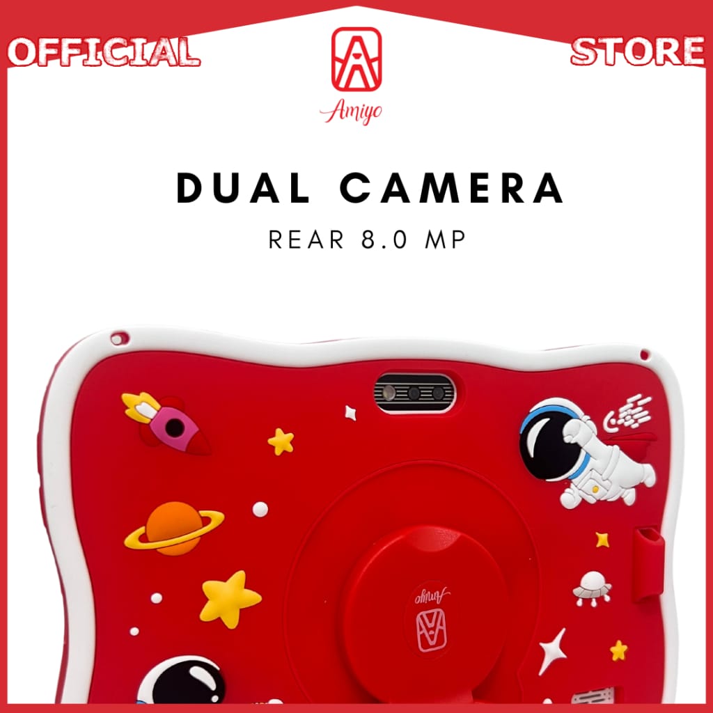 AMIYO Tablet Edukasi Anak A15Pro 4/64GB 2Camera Wifi/Hotspot Only 8 inchi IPS Screen 4500MaH Tablet Anak Murah /Tablet Edukasi