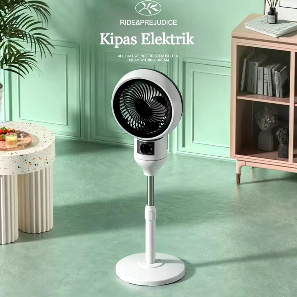 (CT) Kipas Angin Berdiri Listrik Premium Low Noise 3 Tingkat Kecepatan Angin / Stand Fan Elektric