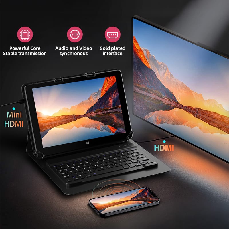 Nextfun 10.1″ Laptop Touch Screen RAM 8GB ROM 128GB Windows Tablet Intel Quad Core Processor