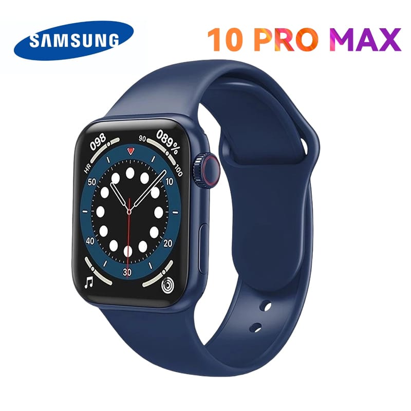 Samsung Samrt watch 10 Pro Max Original with 2.2″ HD AMOLED Display GPS NFC Waterproof Bluetooth Call Smartwatch wanita pria