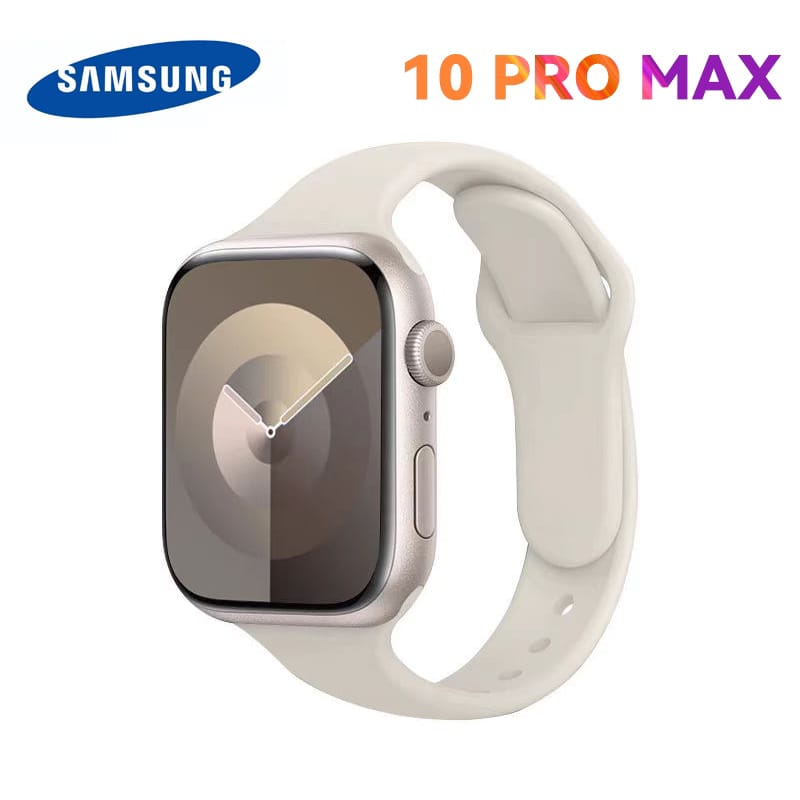 Samsung Samrt watch 10 Pro Max Original with 2.2″ HD AMOLED Display GPS NFC Waterproof Bluetooth Call Smartwatch wanita pria