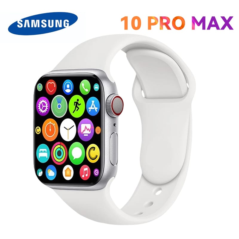Samsung Samrt watch 10 Pro Max Original with 2.2″ HD AMOLED Display GPS NFC Waterproof Bluetooth Call Smartwatch wanita pria