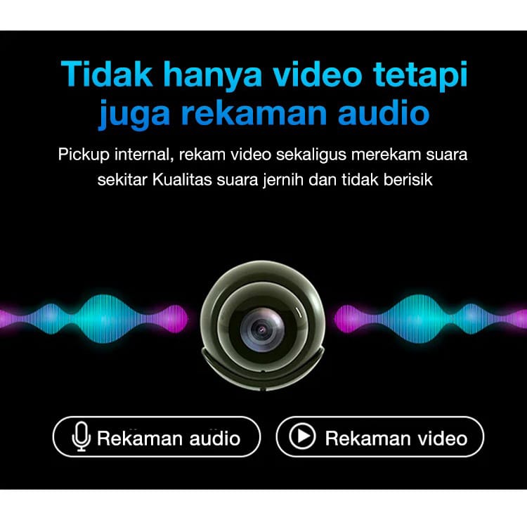 HW Kamera Mini WIFI CCTV Mini Tersembunyi Tanpa Kabel 1080P cctv wifi jarak jauh lewat hp camera cctv kamera kecil bluetooth camera